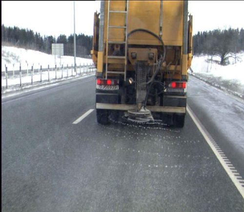 Figur 1: Salting av vei.