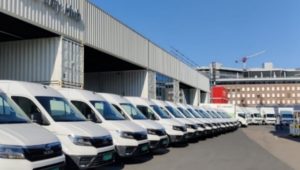 Omlasting til mindre godskj&oslash;ret&oslash;y i by - bylogistikkdepot